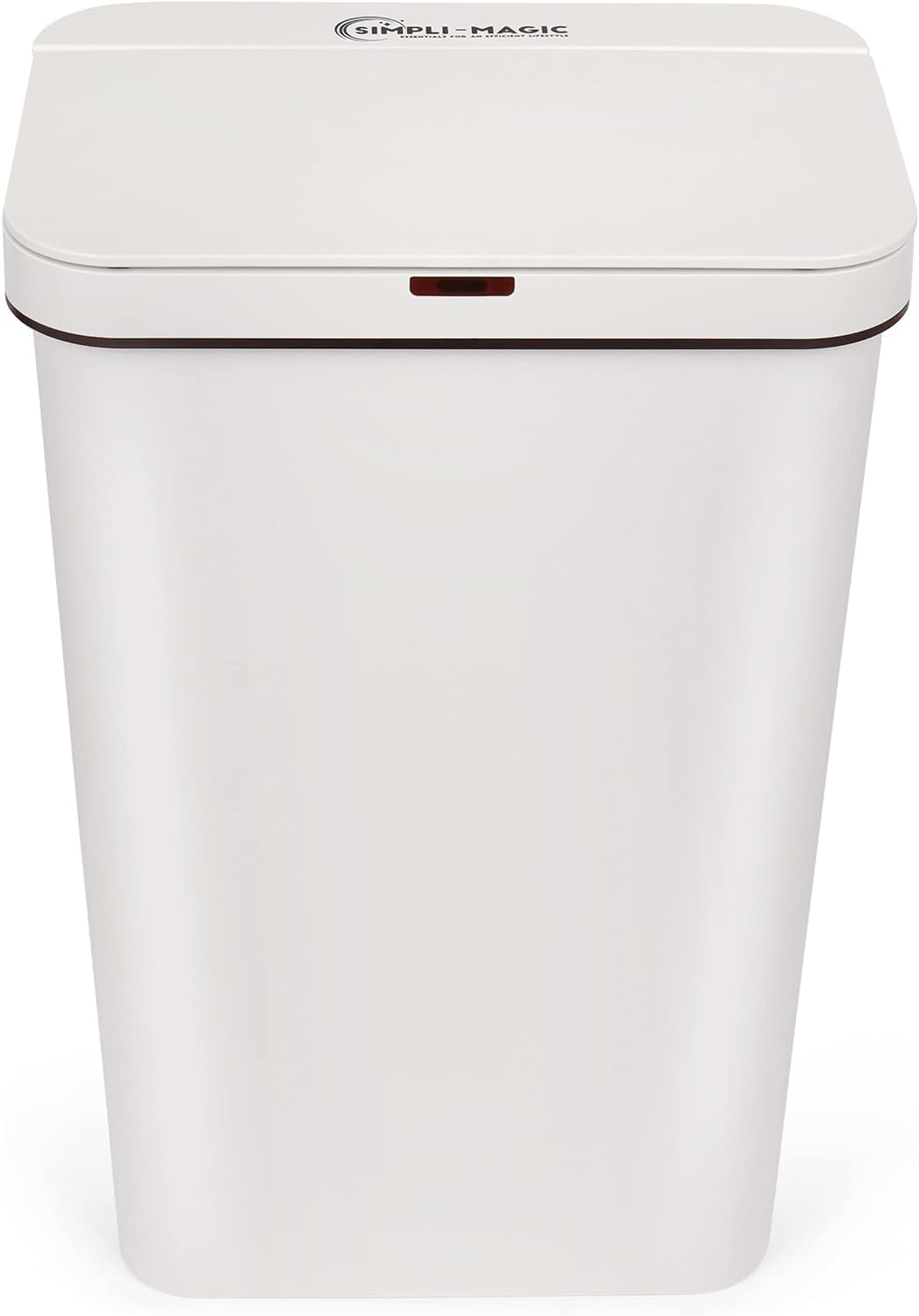 SIMPLI-MAGIC 13 Gallon (50L) Motion Sensor Touchless Trash Can – Automatic Hands-Free Garbage Can for Kitchen, Home, Office