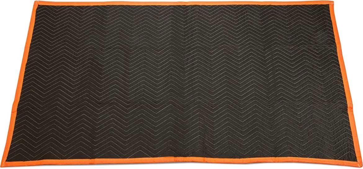 SIMPLI-MAGIC IMPROVED 750LBS Tear Strength Heavy Duty Padded Moving Blankets 72" x 40" – 12 Pack – Packing Blankets, Furniture Covers for Moving