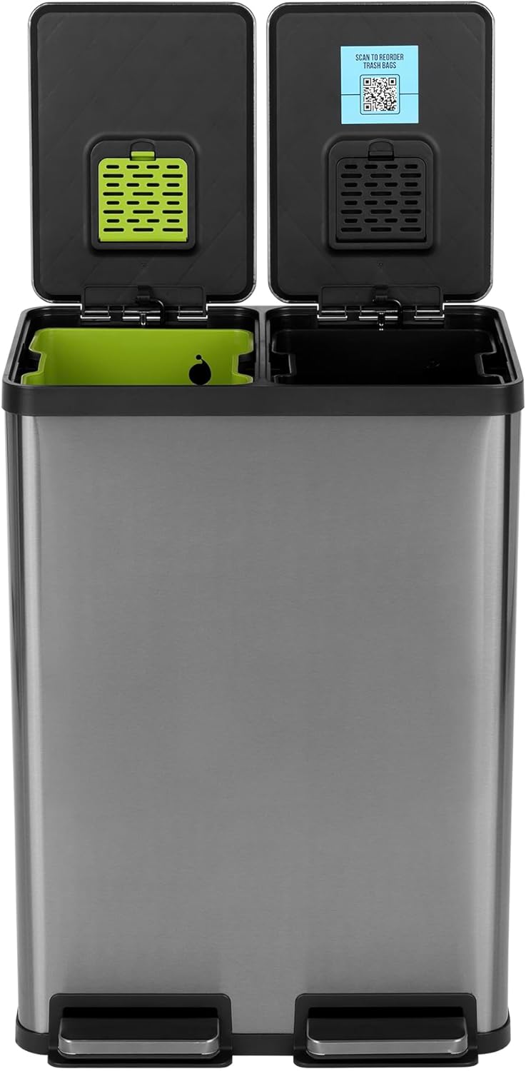 trash can sinatras デモ、B面2枚セット　+ ライブDVD1枚 Amazon.com: 60 Liter / 16 Gallon Rectangular Hands-Free Dual