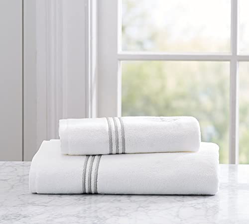 Simpli-Magic Premium Bath Towel Set  100% Cotton Highly Absorbent Towels for Bathroom, Gym, Hotel, and Spa
