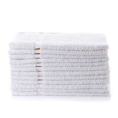Simpli-Magic Cotton Hand Towels, White (Size: 16"x27" - )