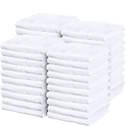 Simpli-Magic Commercial Grade Terry Towels, White, (Size: 14" x 17")