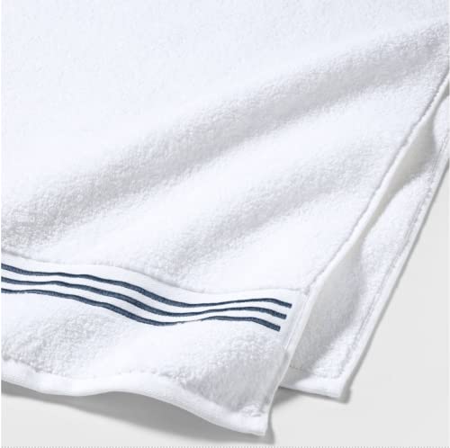 Simpli-Magic 64 Piece Bath Towel Set, 16 Bath, 16 Hand, 32 Wash Clothsand, 4 Wash Cloths, 100% Ring Spun Cotton Highly Absorbent Towels for Bathroom, Gym, Hotel, and Spa, (2) 27" X 54" (2) 16" x 30" (4) 13" x 13", Black