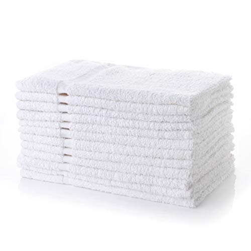 Simpli-Magic Cotton Hand Towels, White (Size: 16"x27" - )