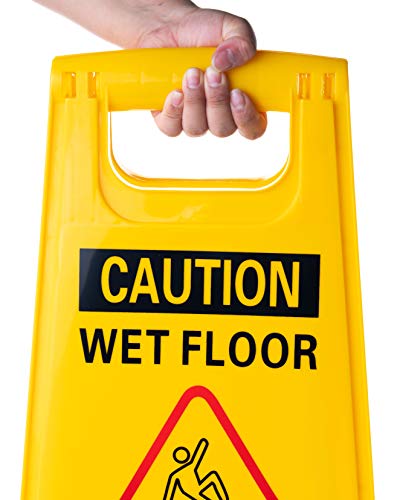 Simpli-Magic  Wet Floor Caution Signs, Basic, Yellow, 6 Pack