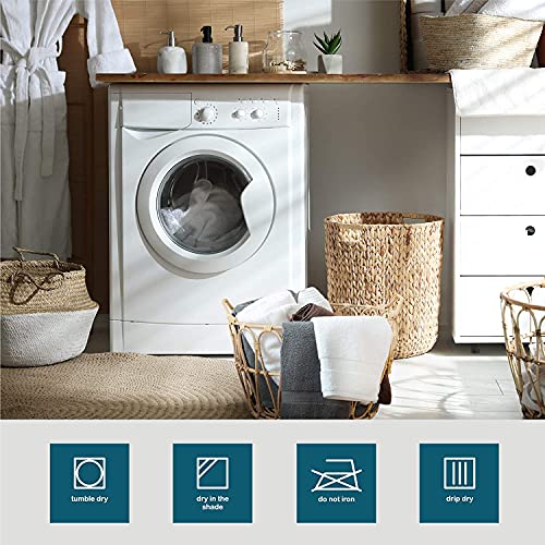 Simpli-Magic Cotton Bath Towels, Gray (Size: 25" x 50")