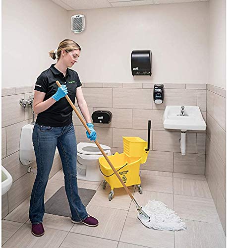 Simpli-Magic 79358 Commercial Mop Bucket with Side Press Wringer, 26 Quart, Yellow