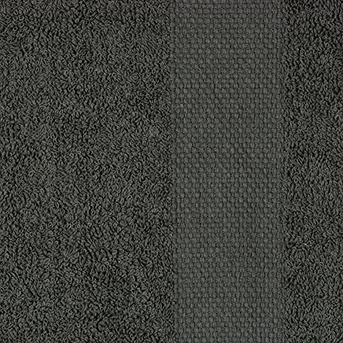 Simpli-Magic Cotton Bath Towels, Gray (Size: 25" x 50")