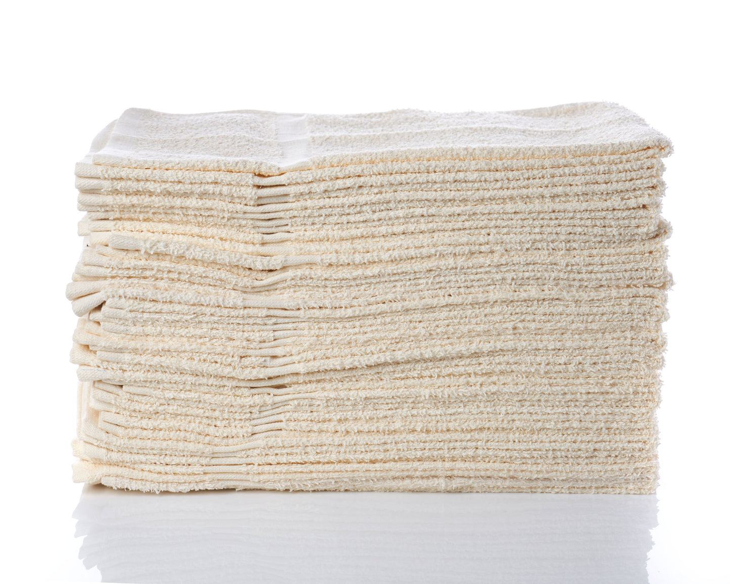 Simpli-Magic Cotton Hand Towels, Cream (Size: 16" x 27" - Case of 144)
