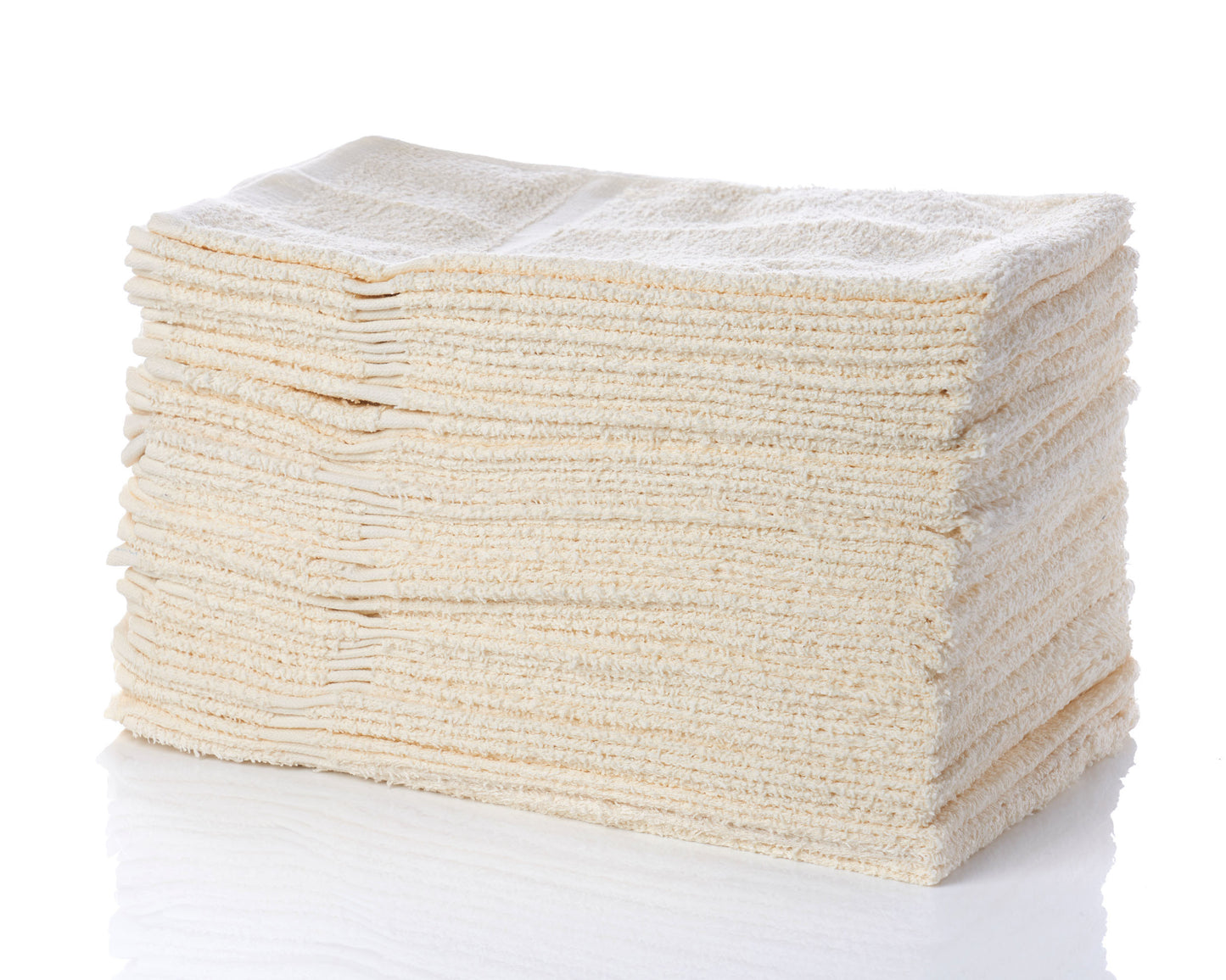 Simpli-Magic Cotton Hand Towels, Cream (Size: 16" x 27" - Case of 144)