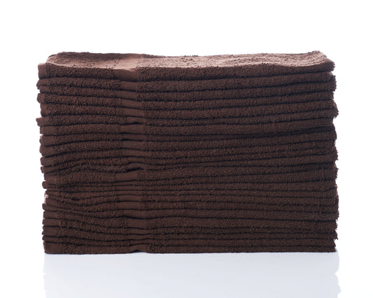Simpli-Magic Cotton Hand Towels, Brown (Size: 16" x 27")
