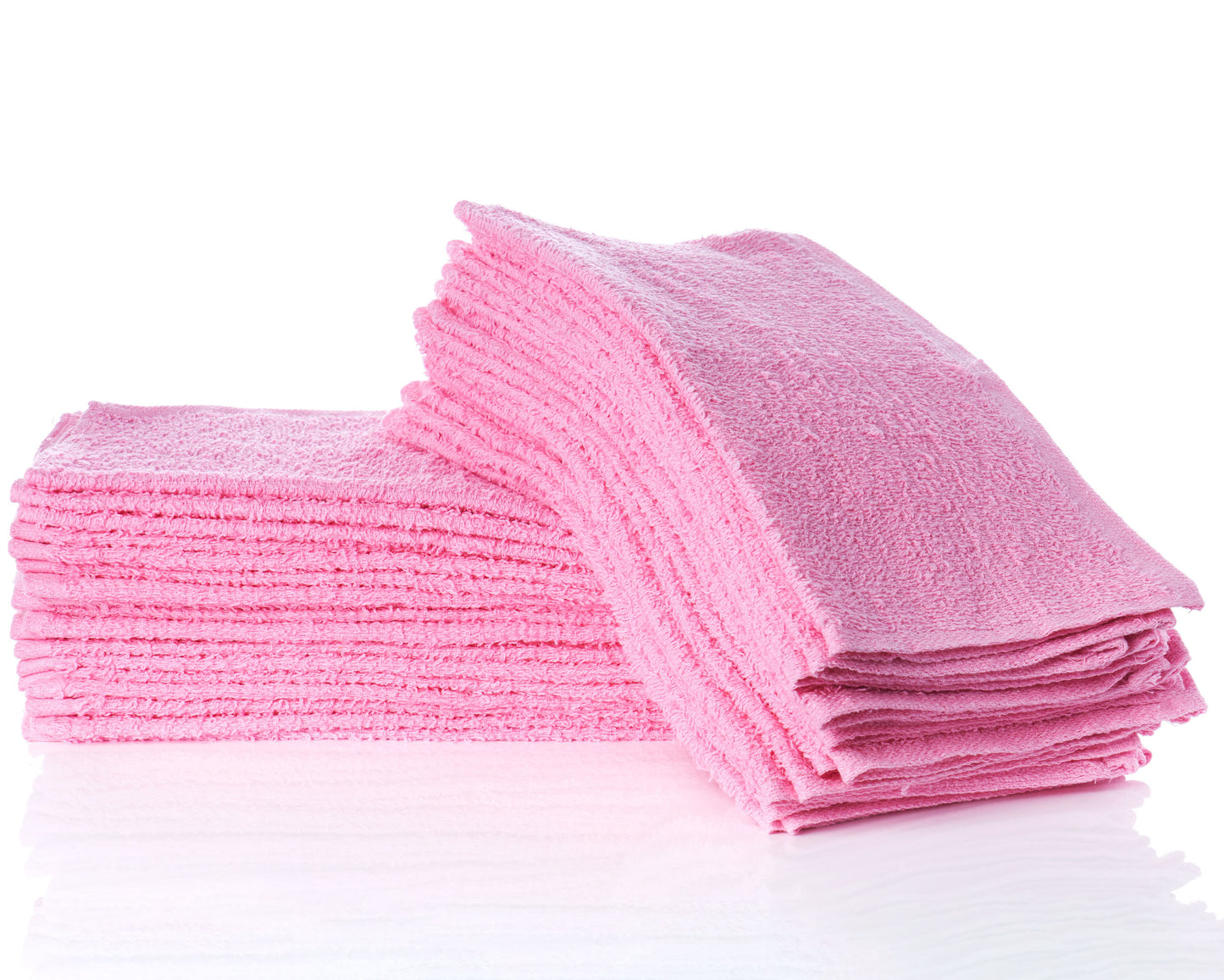 Simpli-Magic Cotton Washcloths, Pink , (Size: 12" x 12" - Case of 480)