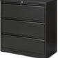 SIMPLI-MAGIC 3 Drawer Vertical Metal File Cabinet with Lock, Black