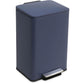 SIMPLI-Magic 13.2 Gallon/50 Liter, Kitchen Trash Can, Stainless Steel, Step-On Garbage Bin with Removable Inner Bucket for Kitchen, Office, and Bedroom, Blue