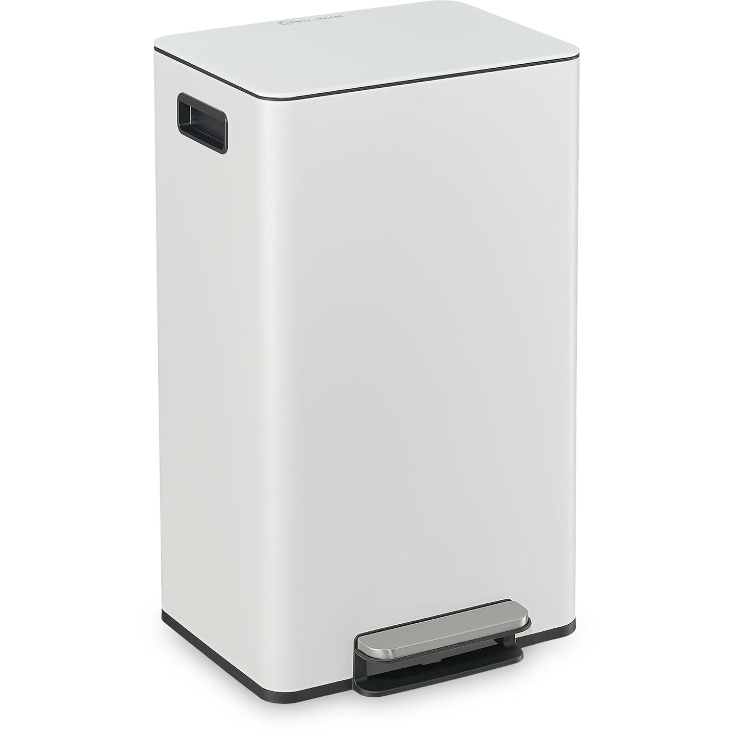 Simpli-Magic 13 Gallon / 50L Step Trash Can, Infinity Edge, Cloud Dancer