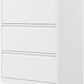 SIMPLI-MAGIC 3 Drawer Vertical Metal File Cabinet with Lock, White