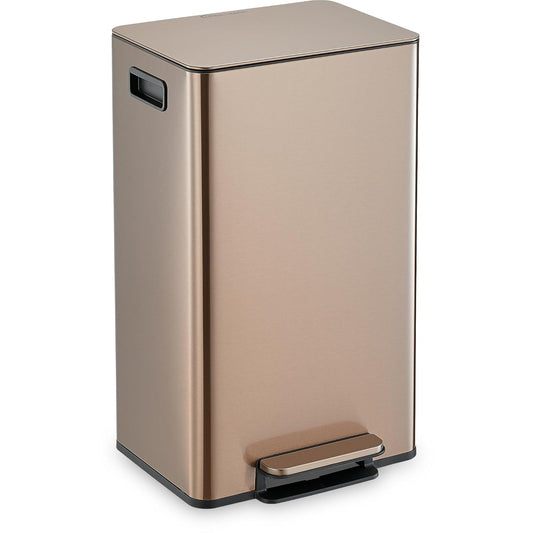 Simpli-Magic 13 Gallon / 50L Step Trash Can, Infinity Edge, Rose Gold