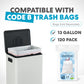 Simpli-Magic 13 Gallon / 50L Step Trash Can, Infinity Edge, Cloud Dancer