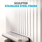 SIMPLI-MAGIC 13 Gallon/50 Liter Cloud Dancer Trash Can Fluted Edge