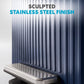 SIMPLI-MAGIC 13 Gallon/50 Liter Blue Trash Can Fluted Edge