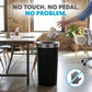 SIMPLI-MAGIC 16 Gallon (60L) Open Top Trash Can – Round Commercial Trash Can – Smudge-Resistant, Easy to Clean, Non-Skid Base, Stainless Steel (2 Pack)