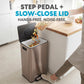Simpli-Magic 13 Gallon / 50L Step Trash Can, Infinity Edge, Rose Gold