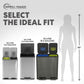 SIMPLI-MAGIC 18.5 Gallon (70L) Dual Compartment Kitchen Trash Can - Hands-Free Step Pedal, Soft-Close Lid, Stainless Steel Recycling Bin with Odor Filter (40L + 30L), Black