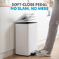 SIMPLI-MAGIC 13 Gallon/50 Liter Cloud Dancer Trash Can Fluted Edge