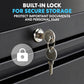 SIMPLI-MAGIC 2 Drawer Metal File Cabinet with Lock, Home Office, Black