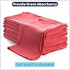 Simpli-Magic Cotton Shop Towels, Red, (Size: 14" x 12" - Case of 500)