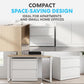 SIMPLI-MAGIC 2 Drawer Metal File Cabinet with Lock, Home Office, White