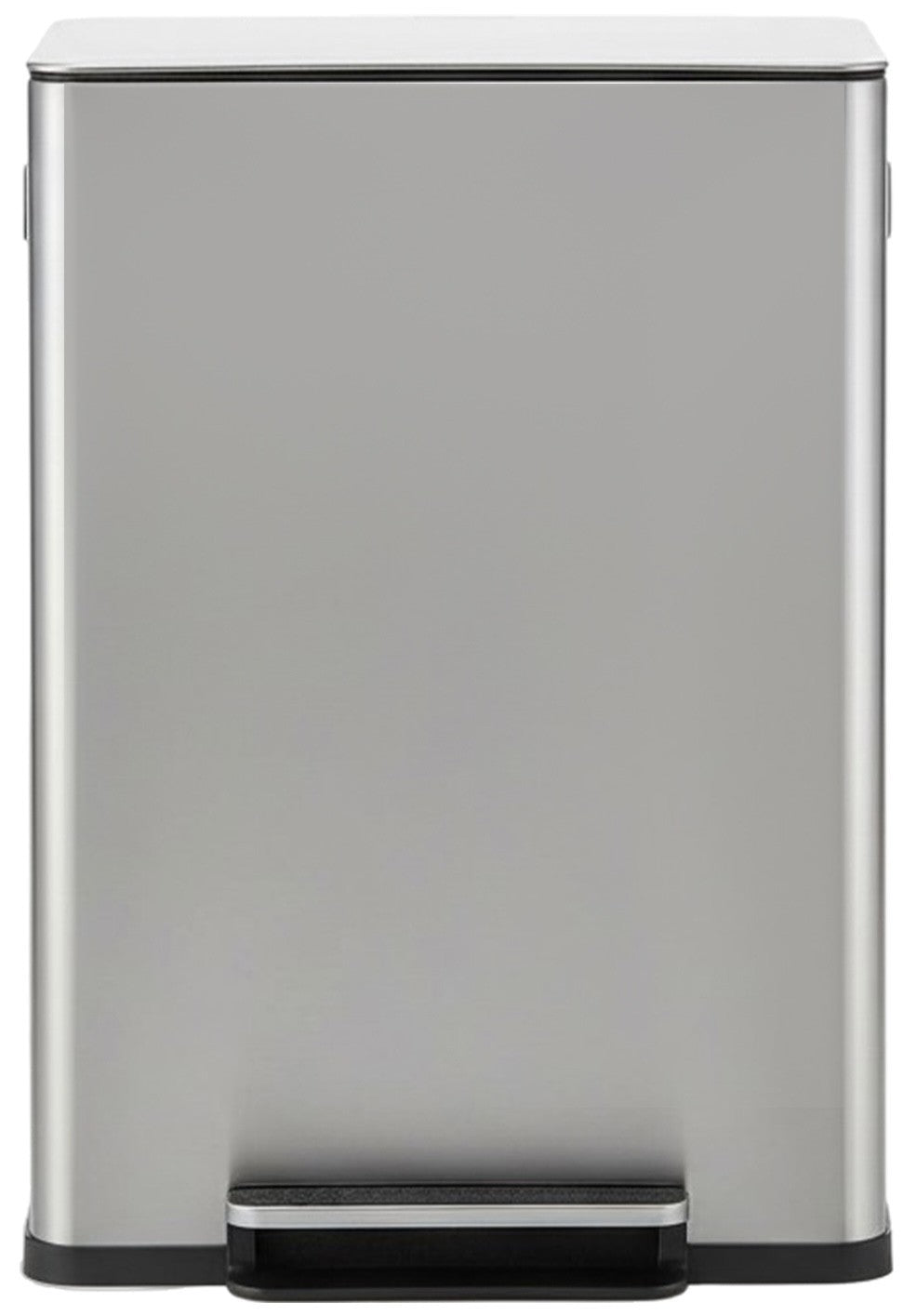60 Liter/ 16 Gallon Infinity Step Trash Can with Soft-Close Single Infinity Lid, Stainless Steel Finish