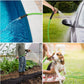 Simpli-Magic Garden Hose 100ft x 5/8", Water Hose Heavy Duty, Flexible, Lightweight Hybrid Hose with Grip Handle - 2 Pack
