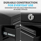 SIMPLI-MAGIC 2 Drawer Metal File Cabinet with Lock, Home Office, Black