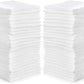 Simpli-Magic Cotton Washcloths White, Size: 12”x12”, (Pack of 1, 40 Count)