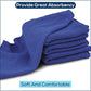 SIMPLI-MAGIC Cotton Shop Towels 14"x12" (150 Pack) – Reusable Cleaning Shop Rags for Automobiles, Industries, Garage and Homes (Blue)