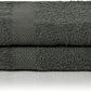 Simpli-Magic Bath Towel Set, 2 Bath Towels, 2 Hand Towels, and 4 Washcloths (8 Piece Set), Ring Spun Cotton Highly Absorbent Towels for Bathroom, Shower Towel (Gray)