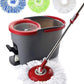 Simpli-Magic Spin Mop and Bucket with Wringer Set, Mop Bucket Cleaning System with Foot Pedal, 3 Microfiber Mop Heads, New Generation with More Spin Cycles