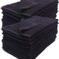SIMPLI-MAGIC Cotton Hand Towels 16"x27" (12 Pack) – Soft Towels for Bathroom, Kitchen, Salon & Gym (Black)