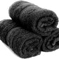 SIMPLI-MAGIC Cotton Hand Towels 16"x27" (12 Pack) – Soft Towels for Bathroom, Kitchen, Salon & Gym (Black)