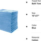 SIMPLI-MAGIC Cotton Hand Towels 16"x27" (12 Pack) – Soft Towels for Bathroom, Kitchen, Salon & Gym (Blue)