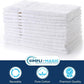SIMPLI-MAGIC Cotton Hand Towels 16"x27" (12 Pack) – Soft Towels for Bathroom, Kitchen, Salon & Gym (White)