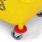 SIMPLI-MAGIC Commercial Mop Bucket with Side Press Wringer, 26 Quart – 50,000 Cycles Wringer – Industrial Mop Bucket with Wheels, Yellow