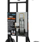 SIMPLI-MAGIC 2 in 1 Convertible Hand Truck and Dolly, 800LBS – Heavy-Duty Moving Dolly Cart with 10" Flat Free Rubber Wheels & Handle