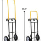 SIMPLI-MAGIC 2 in 1 Convertible Hand Truck and Dolly, 800LBS – Heavy-Duty Moving Dolly Cart with 10" Flat Free Rubber Wheels & Handle