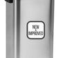 SIMPLI-MAGIC 18.5 Gallon (70L) Open Top Trash Can – Rectangular Commercial Trash Can – Smudge-Resistant, Easy to Clean, Non-Skid Base, Brushed Stainless Steel