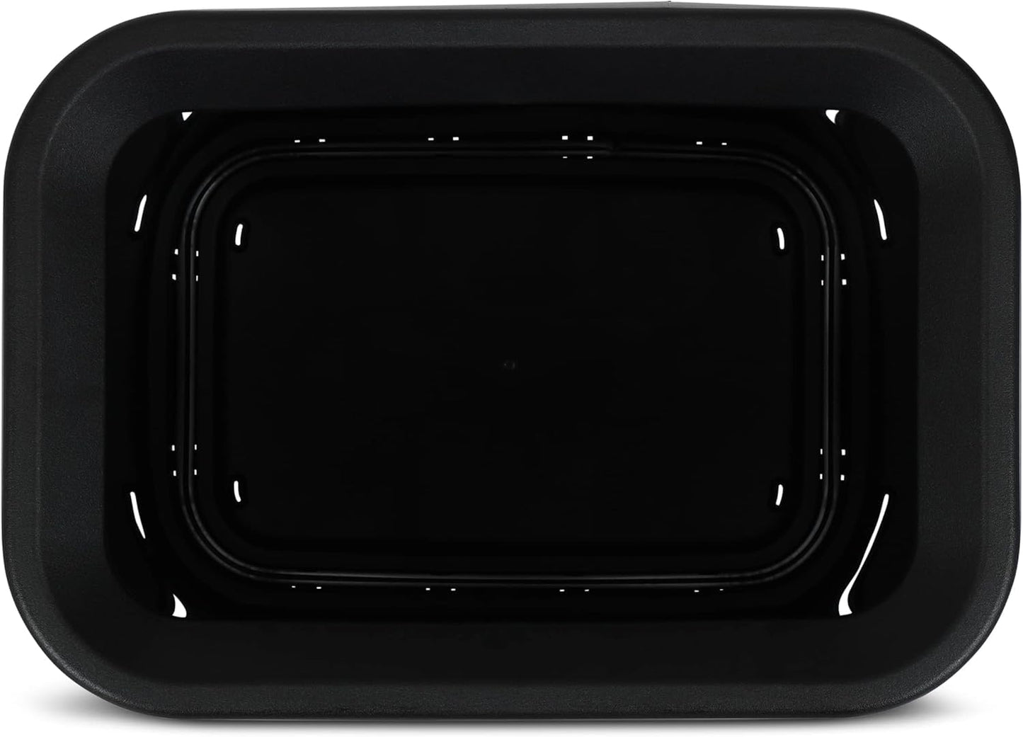 SIMPLI-MAGIC 18.5 Gallon (70L) Open Top Trash Can – Rectangular Commercial Trash Can – Smudge-Resistant, Easy to Clean, Non-Skid Base, Brushed Stainless Steel