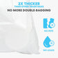 SIMPLI-MAGIC 8 Gallon Drawstring Trash Bags, 120 Pack – Tall Kitchen Garbage Bags, Custom Made with Premium Materials (White)