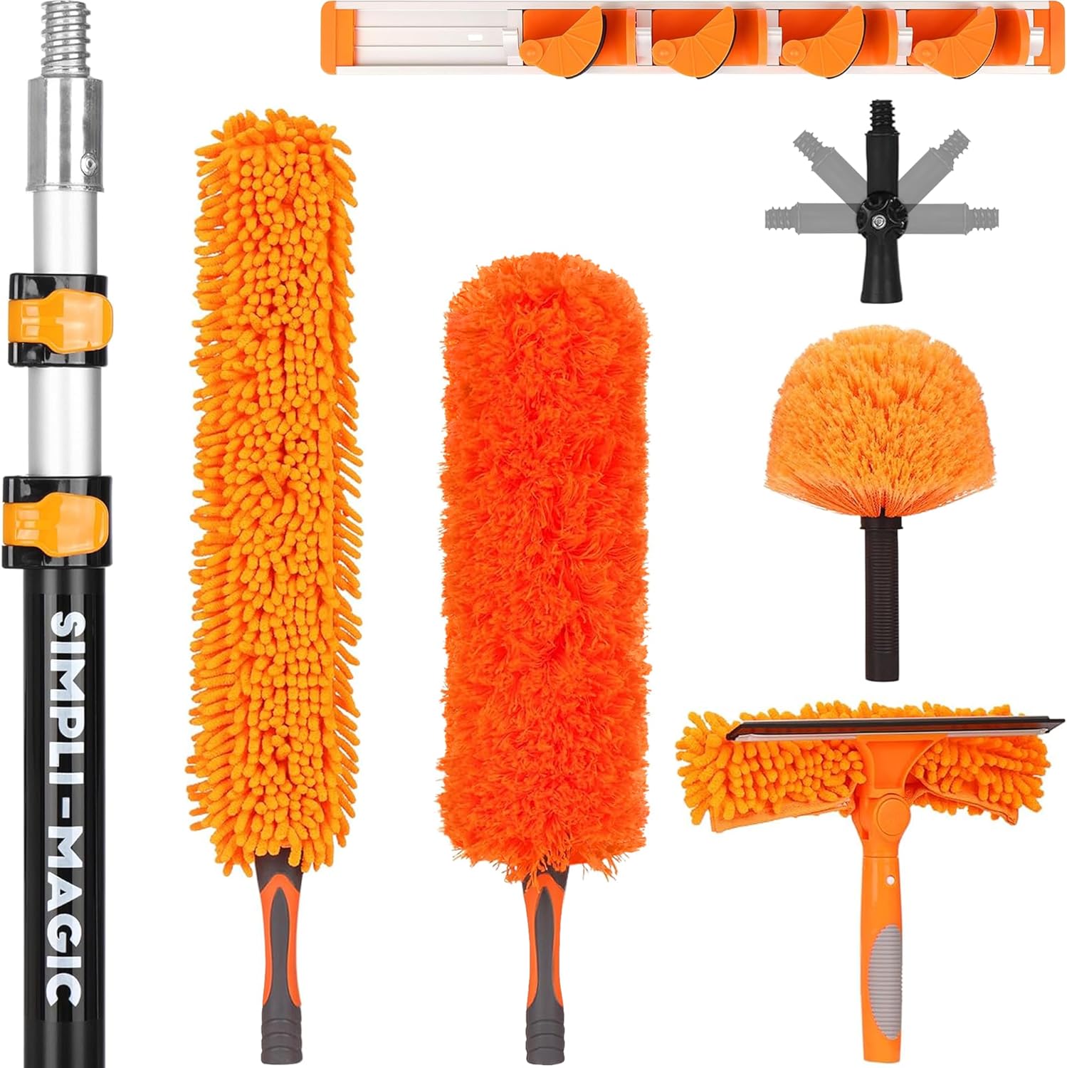 Dustersaurus Kit Simpli-Magic 20 Foot High Ceiling Duster Kits with 5-12ft Heavy Duty E ...