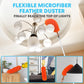 Simpli-Magic 20 Foot High Ceiling Duster Kits with 5-12ft Heavy Duty Extension Pole, High Reach Duster for Cleaning,Microfiber Feather Duster,Cobweb Duster,Ceiling Fan Duster,Window Squeegee & Cleaner